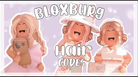 Blonde Hair Codesbloxburg Aesthetic Youtube