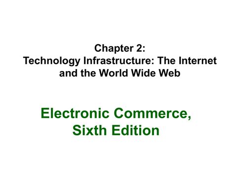 Technology Infrastructure The Internet And The World Wide Web