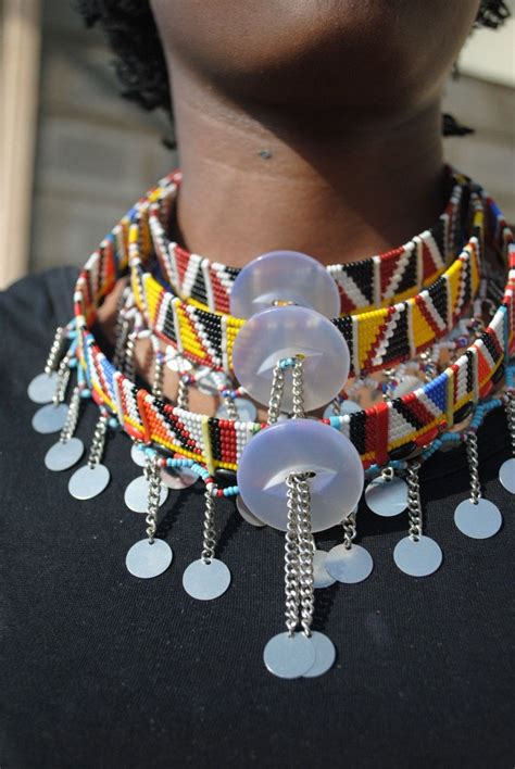Maasai Beaded Necklaces Handmade In Kenya Handmade Beaded Jewelry