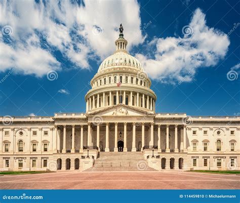 United States Capitol Building In Washington Dc East Facade Of The