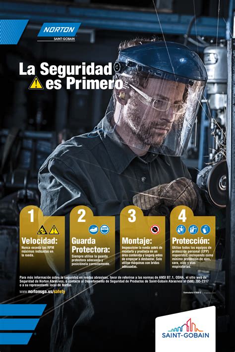 Safety Posters Now Available | Norton Abrasives