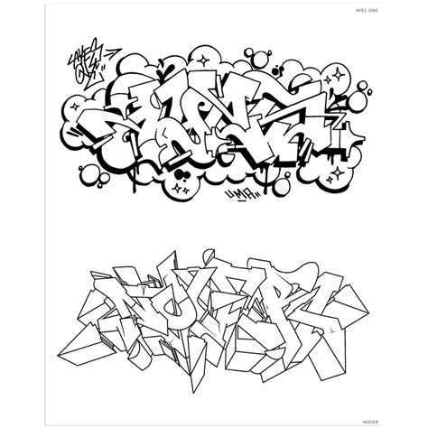 Save or print them, share with your family! Graffiti Style Coloring Book | Spraydaily.com