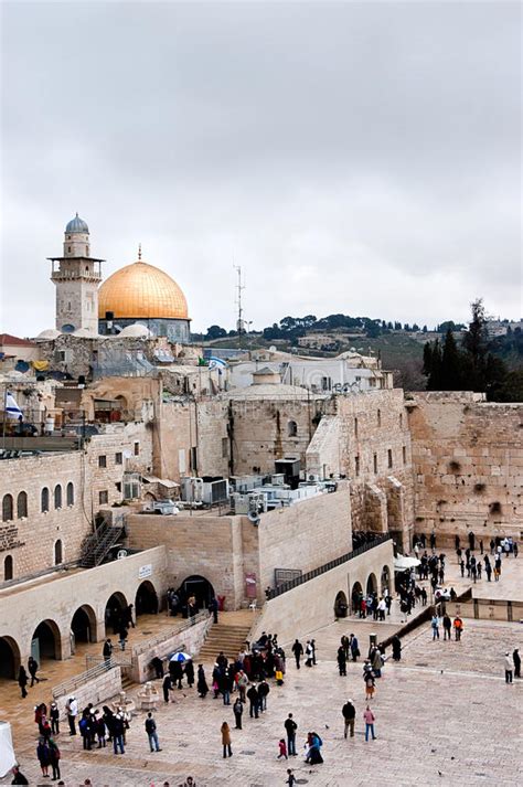 Western Wall And Dome Of Rock In Jerusalem Israel Editorial Photo