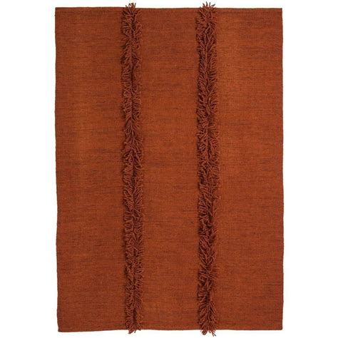 Choose natural, neutral designs to suit a fresh and beachy décor or chunky, patterned pieces to make a statement on. Mia Large Brick Hand-Loomed Wool Dhurrie Rug by Nani ...