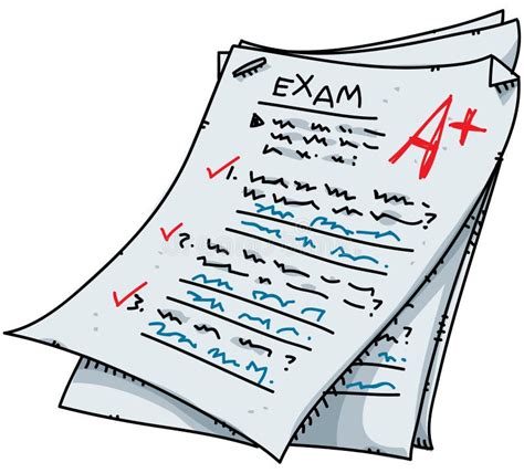 Cartoon Exam Stock Illustration Image Of Exam Test 22162286