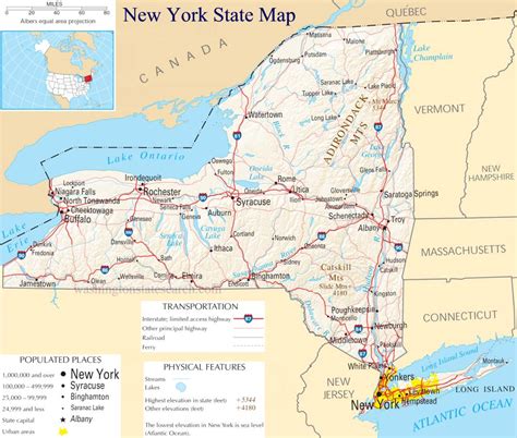 Full Map Of New York State Get Latest Map Update