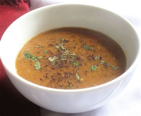 Turkish Red Lentil Soup With Mushrooms And Sumac Lisas Kitchen