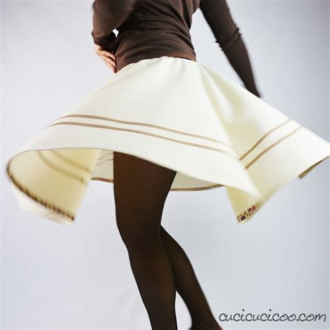The Easy Way To Hem A Circle Skirt In 15 Min With Bias Tape Cucicucicoo