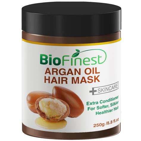 Besides good quality brands, you'll also find plenty of discounts when you shop for argan hair oil during big sales. Biofinest Argan Oil Hair Mask: Organic Jojoba Oil, Aloe ...