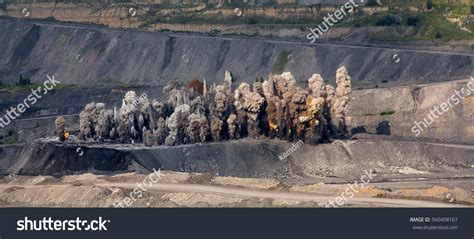 Explosion Coal Extraction Coal Mining Blasting Stock Photo Edit Now