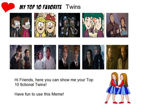 My Top 10 Twins By Matthiamore On Deviantart