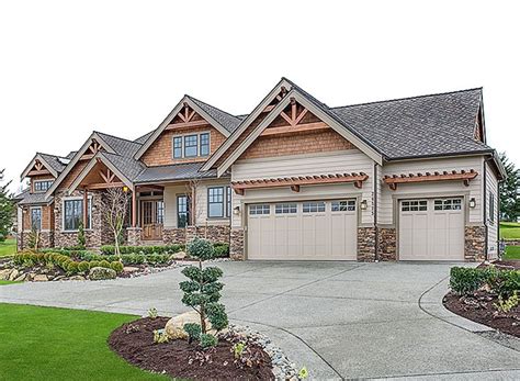 There'll be no more fights over the shared bathroom when each child has a personal attached bath. Plan 23648JD: Mountain Craftsman with 2 Master Suites ...