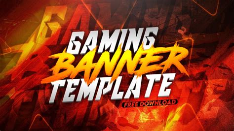 Top 5 Gaming Banner Template No Text Pubg Bennr Template Free