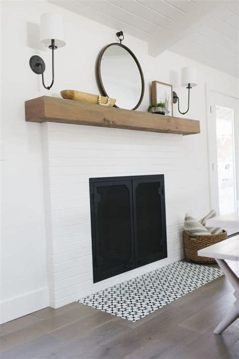 30 Stunning White Brick Fireplace Ideas Part 1