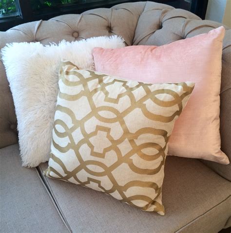 Rose Gold Toss Pillows Home And Garden Reference