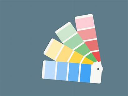 Material Swatch Pantone Animated Palette Animation Svg