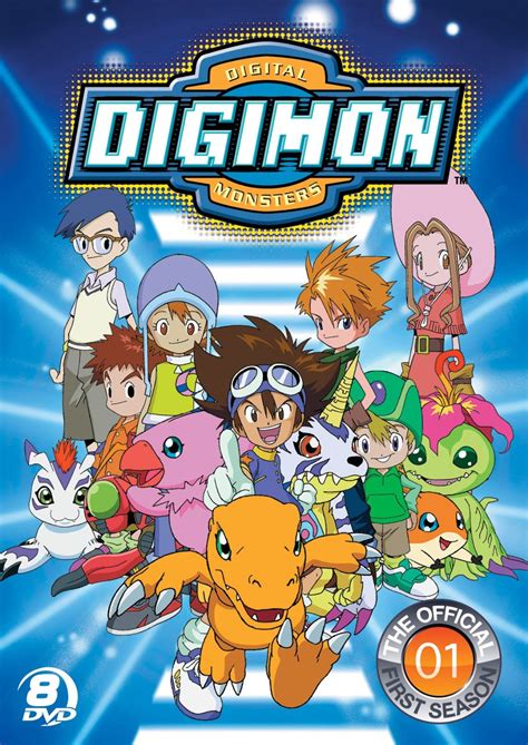Digimon Digital Monsters Season 1 Collection Ep 1 54 8 Disc Anime