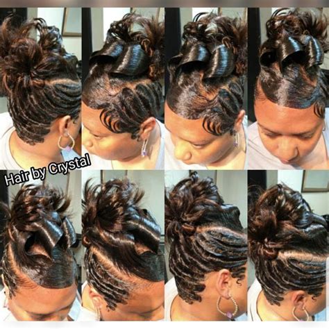 Pin By Alfreda Wheeler On Head Wraps Black Women Updo Hairstyles