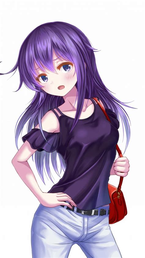 Anime Girl Purple Aesthetic Wallpapers Wallpaper Cave B29