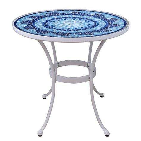 Reviews For Stylewell 28 In Coastal Glass Mosaic Outdoor Patio Bistro