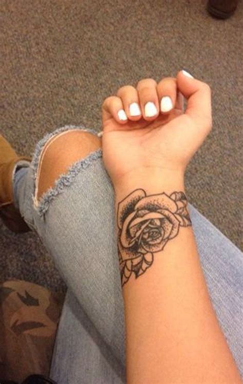 Small Black Rose Wrist Arm Tattoo Tattooideaswrist