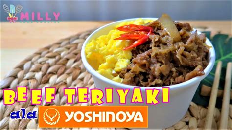 Bahan bahan untuk daging teriyaki (ala yoshinoya) perlu daging slice 250 gram. Resep Beef Teriyaki Yoshinoya - Resep Beef Teriyaki ...