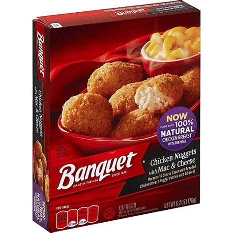 Banquet Chicken Nuggets With Mac And Cheese Easy Meals Food Fair Markets