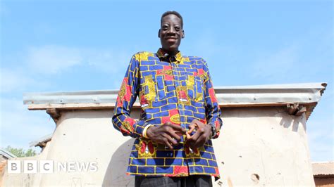 The Ghanaian Giant Reported To Be The Worlds Tallest Man Bbc News