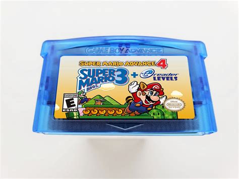 Super Mario Advance 4 Bros 3 Bonus 38 E Reader Ecard Levels Gameboy