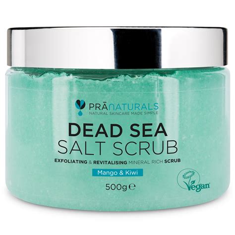 Buy Pranaturals Revitalising Dead Sea Body Scrub 500g Nourishing Skin Exfoliating Salt Scrub