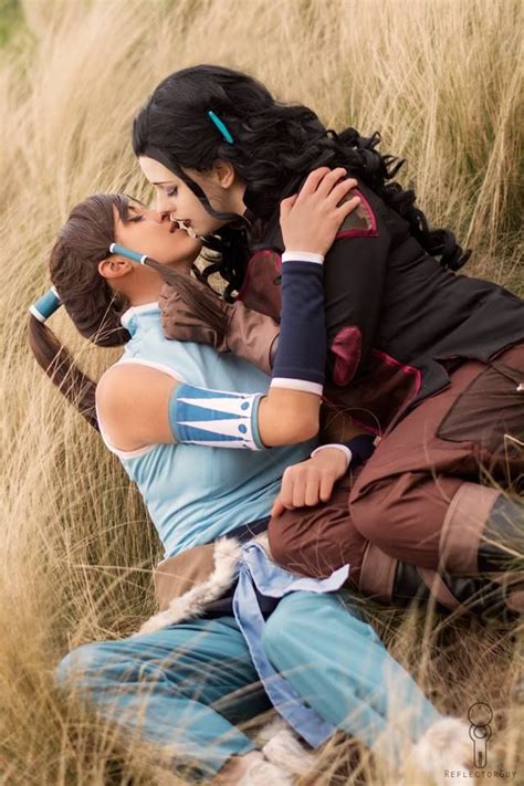 Korra And Asami From The Legend Of Korra Cosplay By Sabaku Ziora
