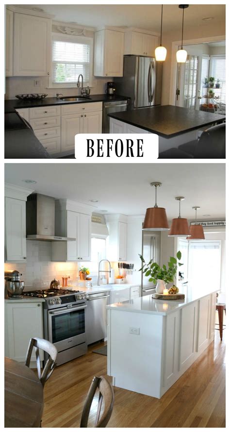 27 Inspiring Kitchen Makeovers Before And After Nesting With Grace