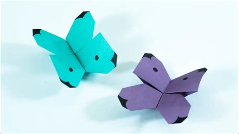 Cómo Hacer Una Mariposa De Origami Youtube