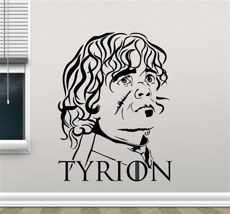 Tyrion Lannister Wall Decal Game Of Thrones Vinyl Sticker