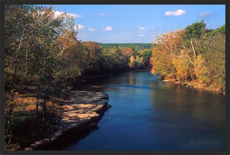 View Of The Scenic Illinois River In Oklahoma
