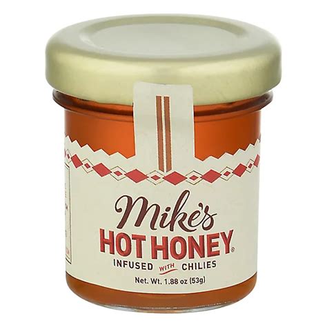 Mikes Hot Honey Infused With Chilies 1 88 Oz Tom Thumb