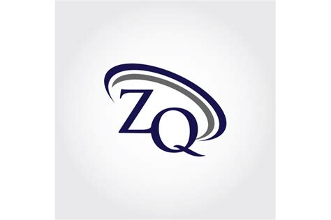 Monogram Zq Logo Design By Vectorseller Thehungryjpeg