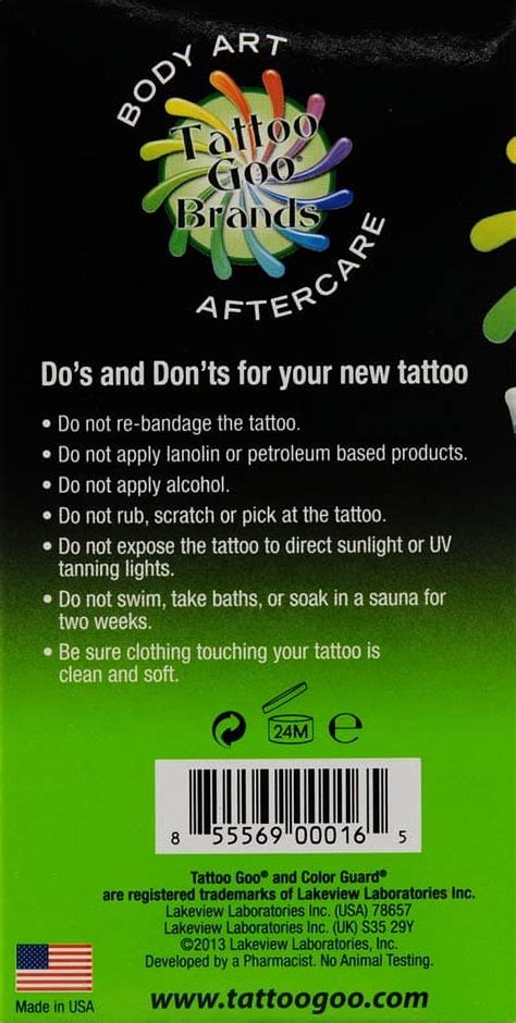 Tattoo Goo Body Art Aftercare Kit