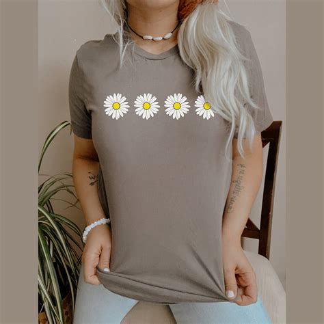 Daisy Flower Shirt Floral Shirt Daisies Shirt Flower Shirt Etsy