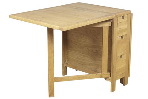 Furniture Rectangular Diy Pine Gateleg Drop Leaf Dining Table With