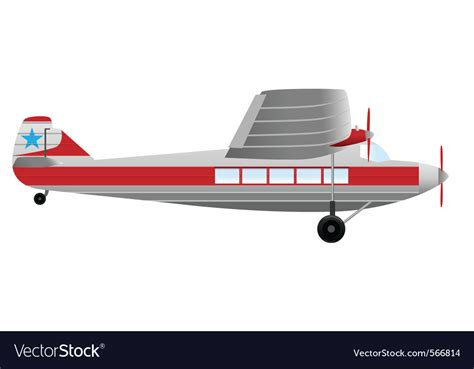 Passenger Airplane Royalty Free Vector Image Vectorstock