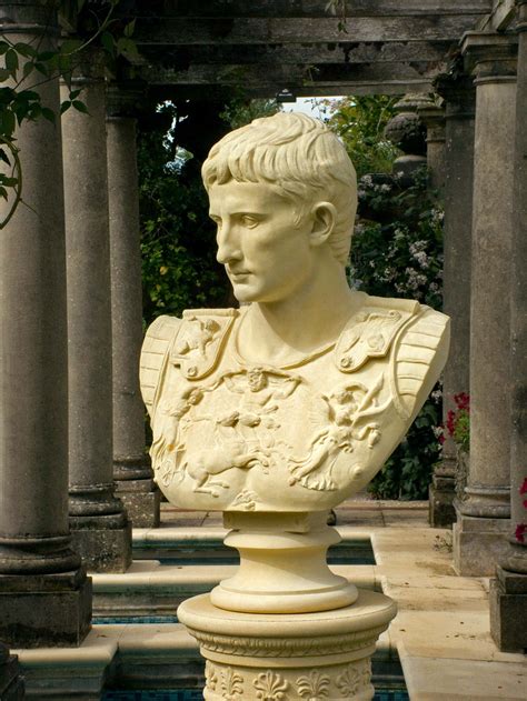 Augusto césar, rio grande (rio grande do sul). Caesar Augustus bust | Haddonstone USA