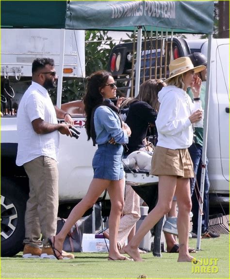 Meghan Markle Spotted Supporting Prince Harry At Polo Match In Santa