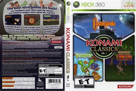 Games Covers Konami Classics Vol 1 E 2 Xbox 360