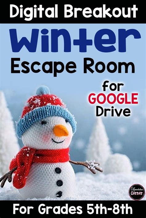 This Digital Classroom Winter Escape Room Is A Fun Winter Activity That