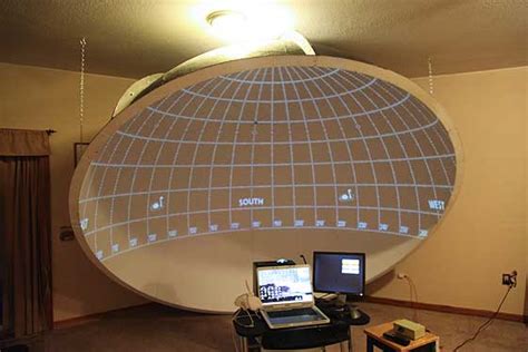 Immersive 360° Projection Dome 4 Meter Diameter Dome Screen For