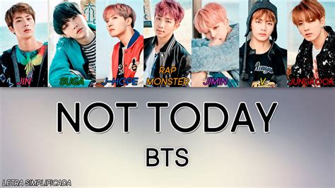 It was released on april 2, 2021 and appears as the first track on disc one for their fourth japanese compilation album bts, the best. Como Cantar Not Today - BTS (Letra Simplificada) - YouTube