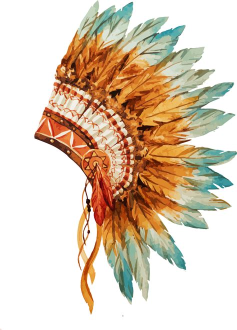 Download 3333 X 3333 4 - Native American Headdress Png Clipart Png png image