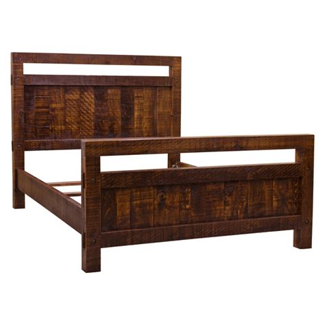 Rustic Timber Queen Bed Beds Barn Furniture