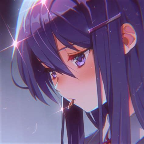 Ddlc Yuri Icon And Edit Literature Club Cute Anime Profile Pictures Aesthetic Anime
